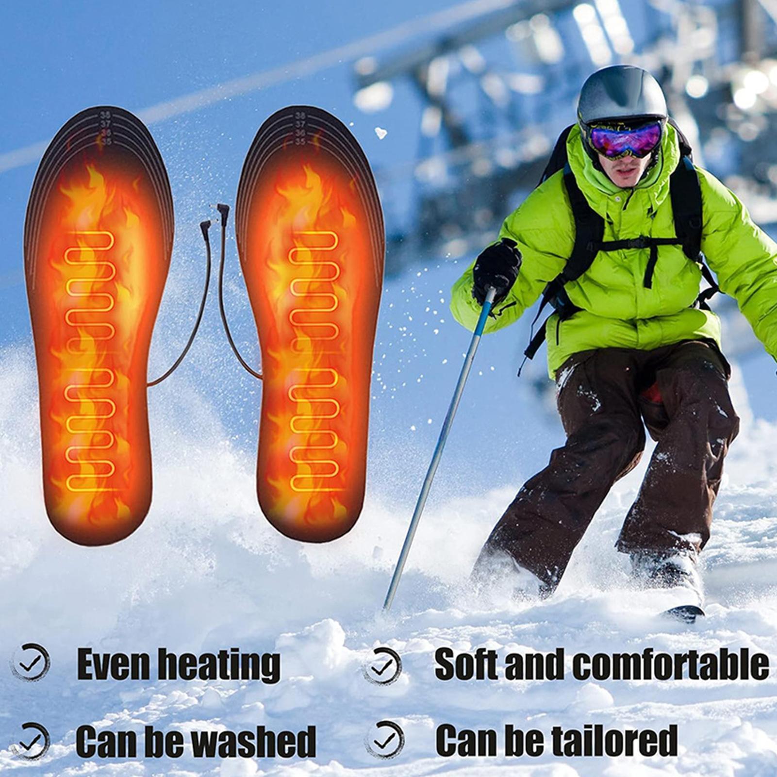 Cycling Shoe Insoles - USB-нагревательные стельки, режущая грелка для ног,