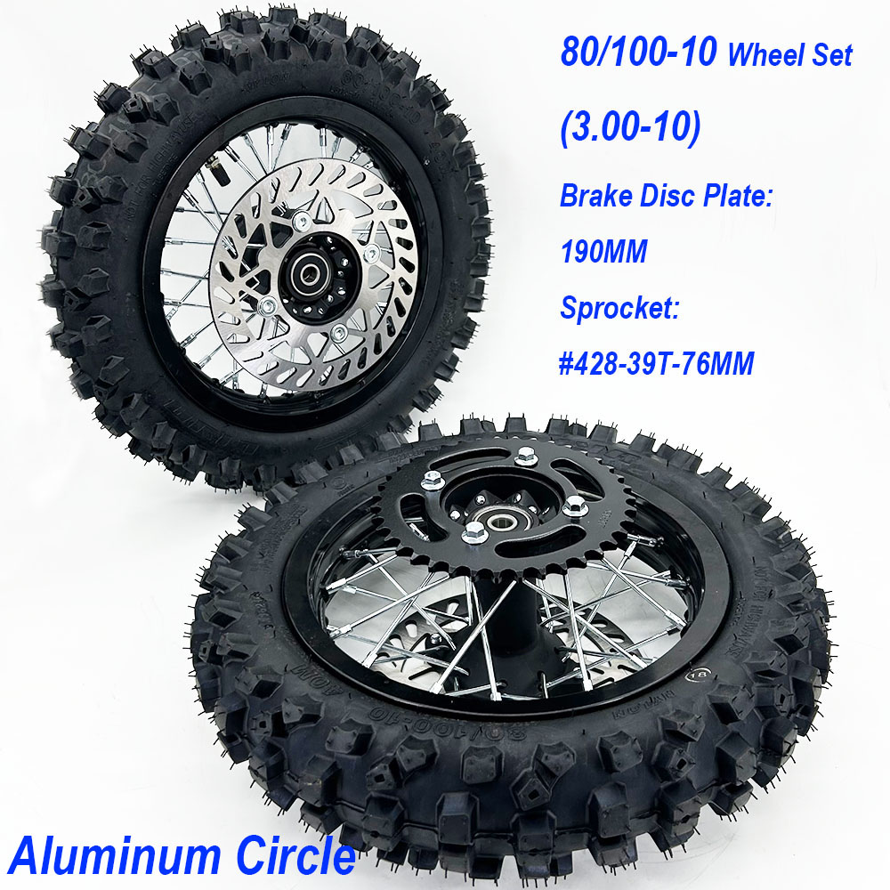 Road Bike Tire - 80/100-10 Переднее и заднее колесо 3,00-10