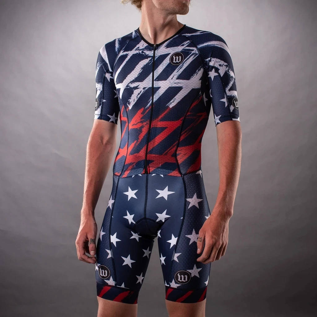 Wattie Ink Men Skinsuit Cyclin – обзор и цена Triathlon Cycling Kit