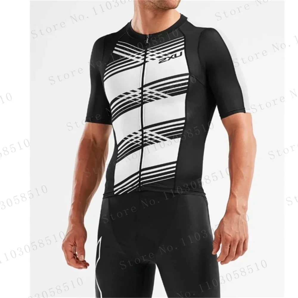 Zxuful черно-белый костюм для  – обзор и цена Triathlon Cycling Kit